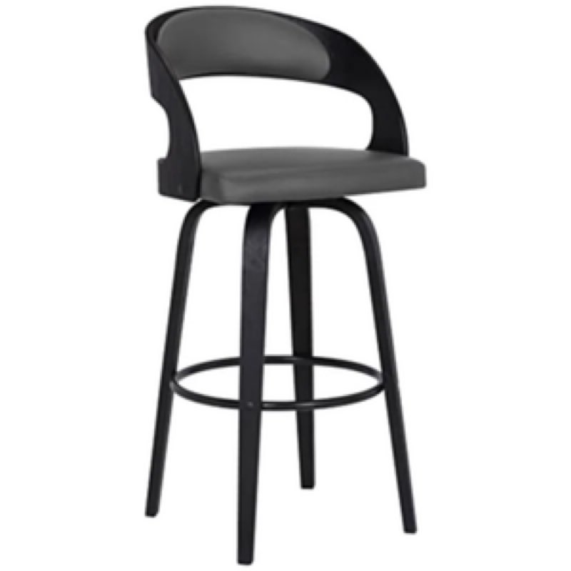 Pensacola Mid-Century Swivel Counter Height Bar Stool