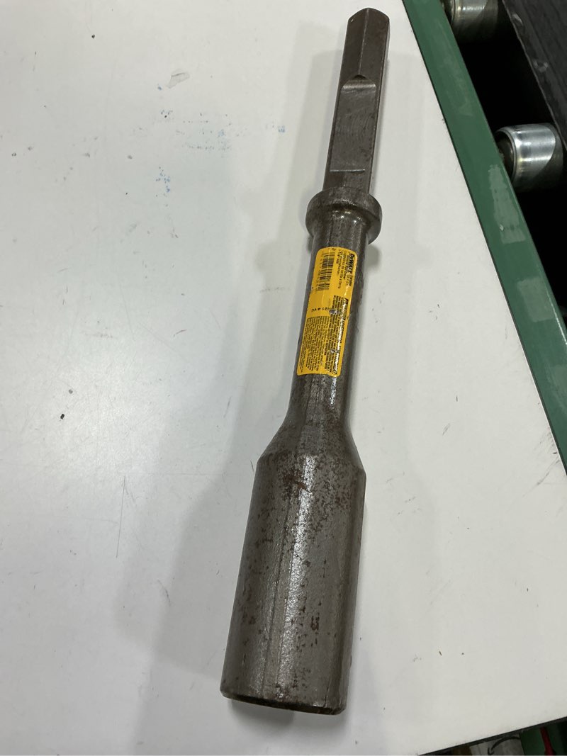 Condition photo showing As Is for milwaukee 48-62-4040 spike & pin driver 1-1/8 inch collared hex shank with notch