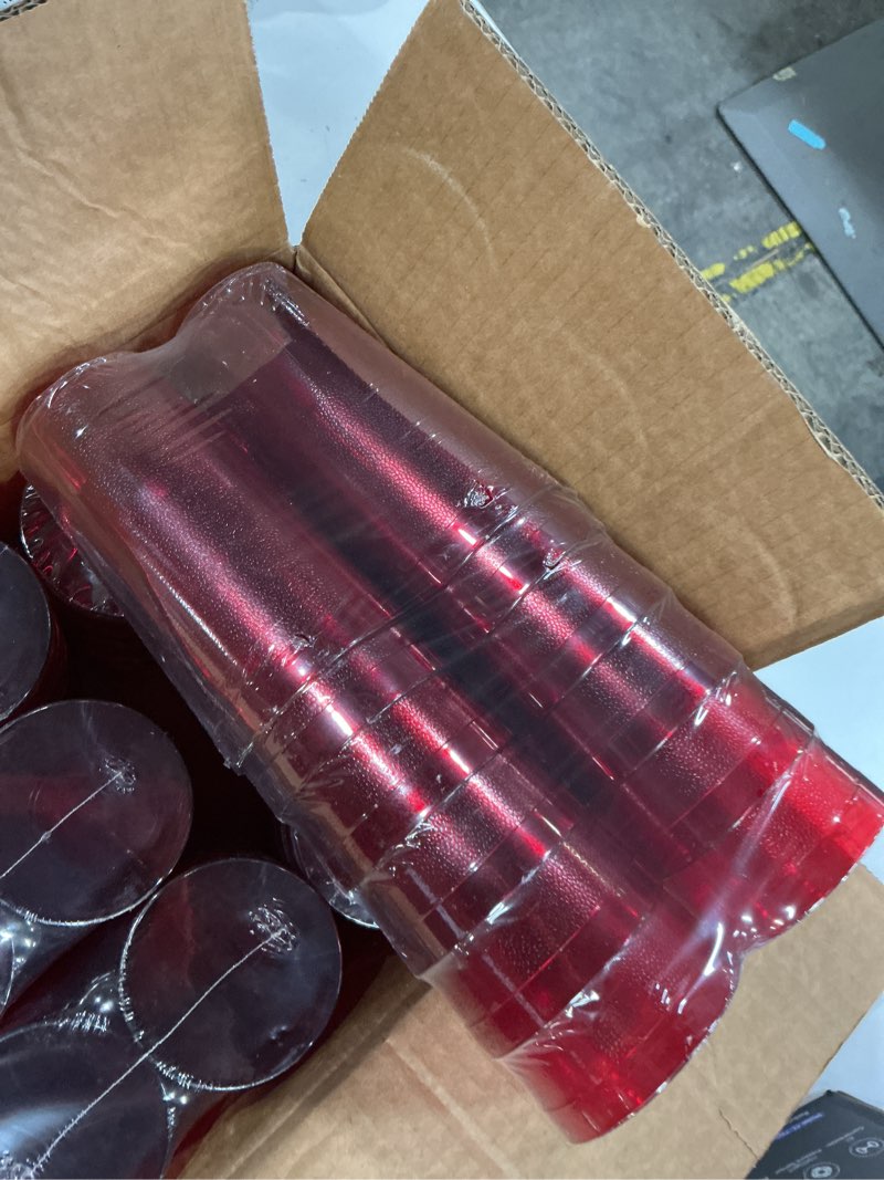 Condition photo showing New/Like New for new star foodservice | restaurant-grade beverage tumblers (red (set of 72), 12 oz)
