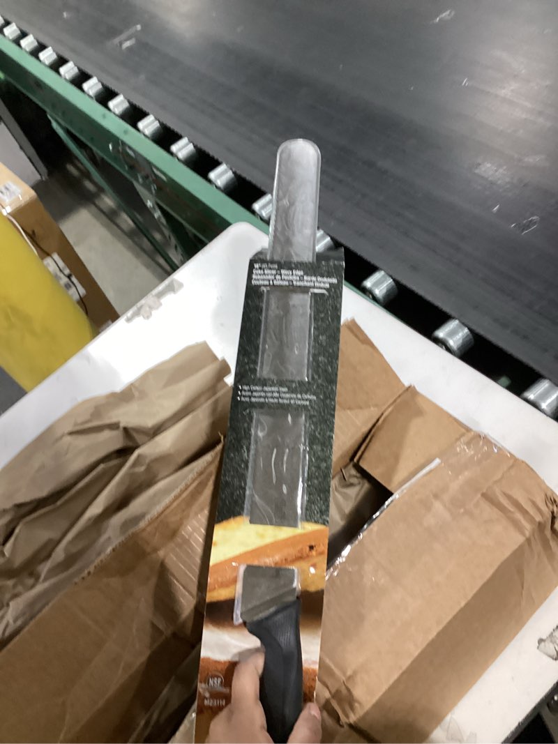 Condition photo showing Good Condition for Mercer Culinary M23114 Millennia Black Handle, 18-Inch Wavy Edge, Cake Slicer