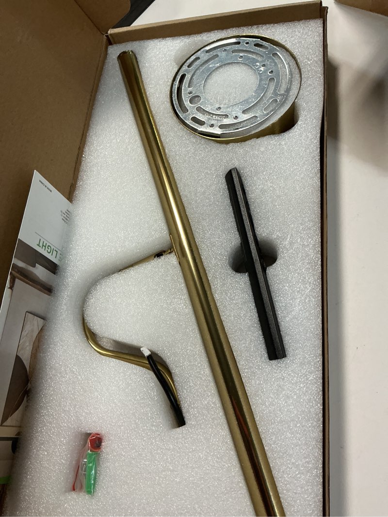 Condition photo showing Good Condition for hardwired picture lights for wall - 16.5" lights for pictures on wall - dimmable 3cct picture frame light - 15w brass poster light for gallery art display - 2700k-6500k warm white brass 16.5inch