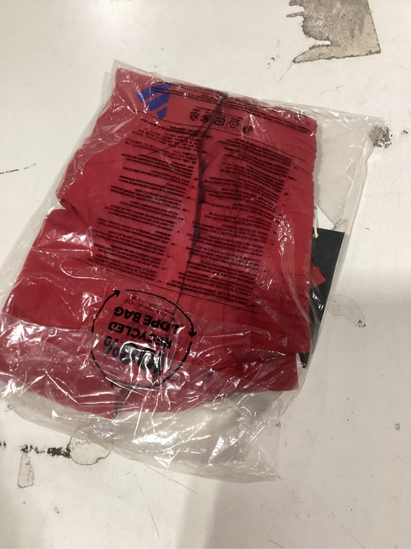 Condition photo showing Good Condition for adidas Women's D4T Woven Kansas University Training Shorts, Team Power Red/Collegiate Royal/NCAA Kan