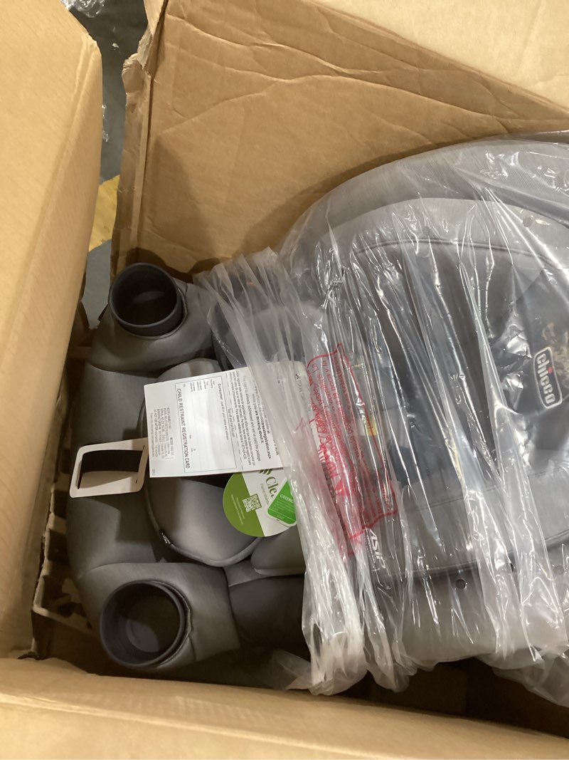 Condition photo showing Good Condition for chicco fit360 cleartex rotating convertible car seat with 360 degree rotation for rear-facing and forward-facing, leverlock self-tensioning lock system, titanium/grey fit360 cleartex titanium/grey