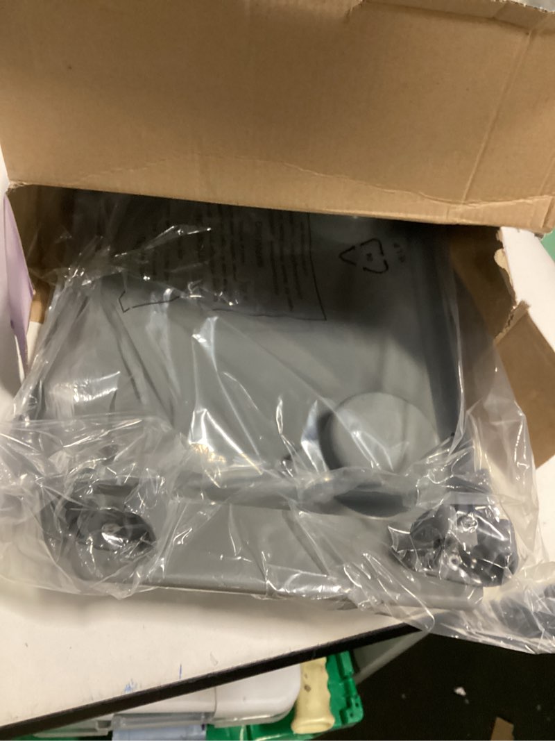 Condition photo showing As Is for DMI Walker Tray, Rollator Tray, Mobility and Walker Accessory Tray Table Fits Most Standard Walkers, Folding with Two Cup Holders and Tool Free Assembly, 16 x 11.8 inch Gray 1 Count (Pack of 1)