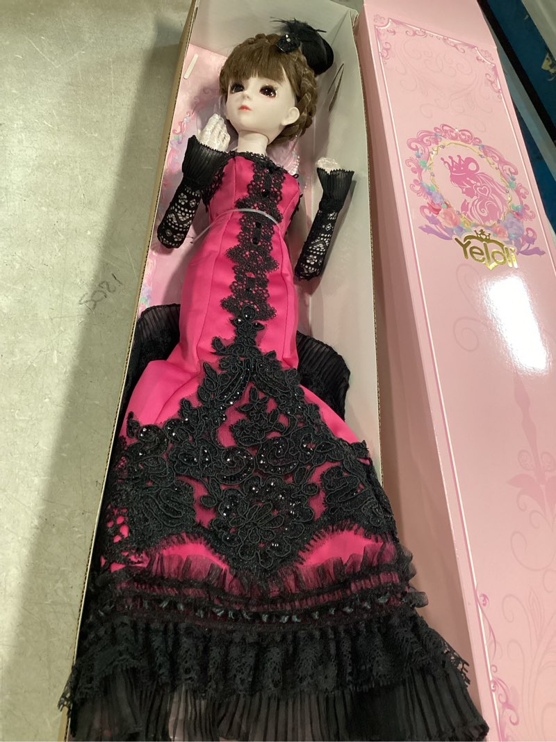 BDJ Fashion Doll,Cute Dolls, 11.4 Inches, 14 Movable Joints, Long-haired,Great Gift for Kids 3+,Headdress and Clothing Accessories, Sparkling, Birthday Gift Bohemia Princess