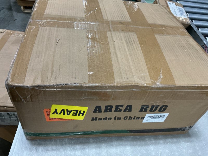 Condition photo showing New/Like New for Area Rug for Living Room 9x12: Large Washable Boho Moroccan Rugs Geometric Neutral Rug, Non-Slip Foldable Morden Farmhouse Indoor Floor Carpet for Bedroom Dining Table Home(Ivory Mocha,9'x12') Ivory Mocha 9' x 12' (Rectangular)