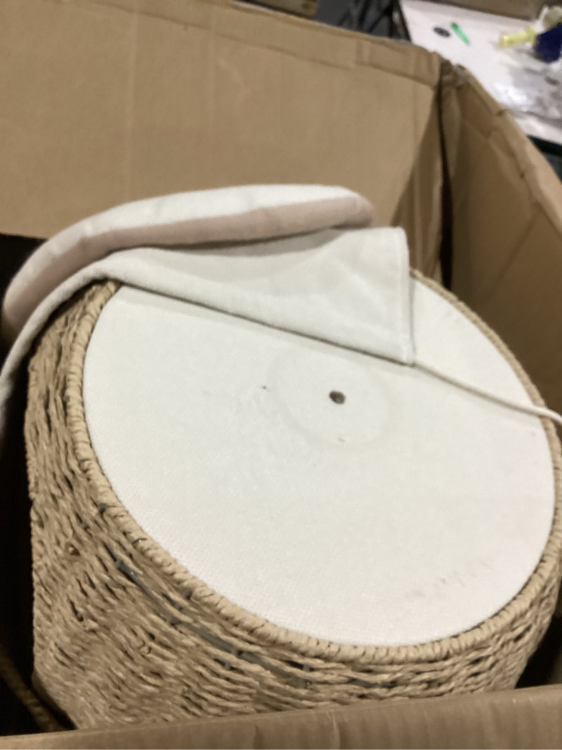 Condition photo showing New/Like New for wood cat tree for indoor cats, 52.4 inch tall, with scratching post and hammock 22.8"l x 15.7"w x 52.4"h