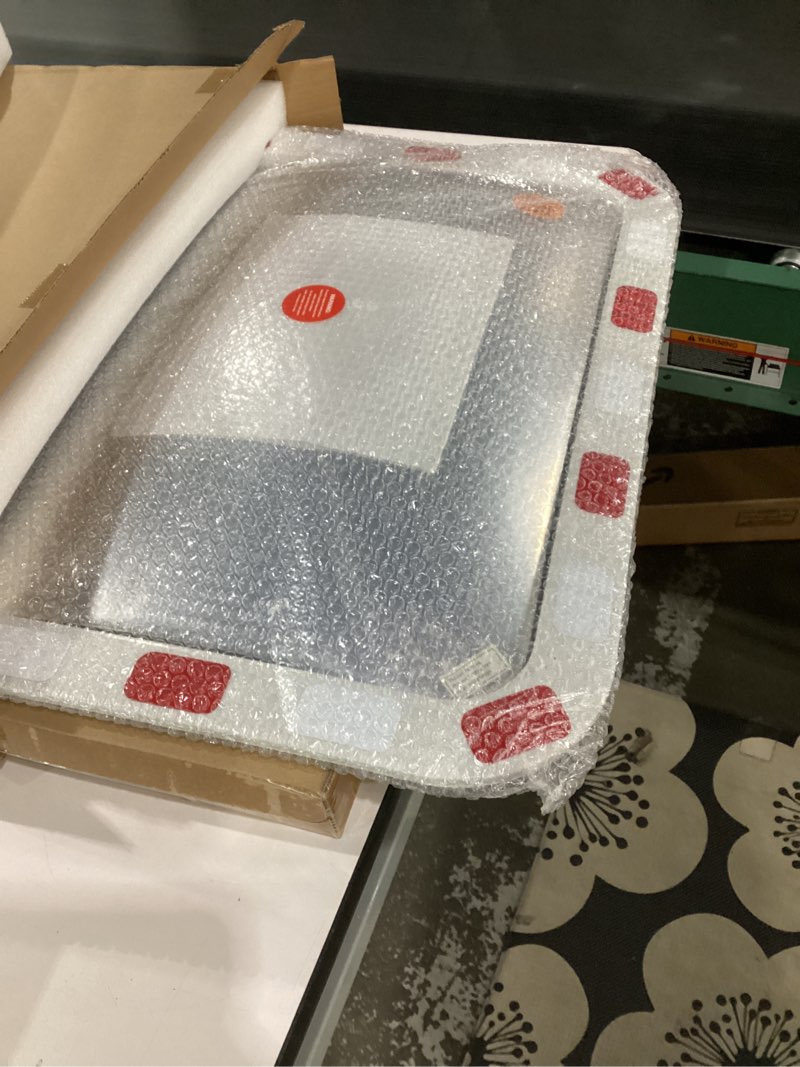 Reflective Rectangular Acrylic Convex Mirror, 24"x16" inch Safety Mirror - Adjustable Traffic Mirror