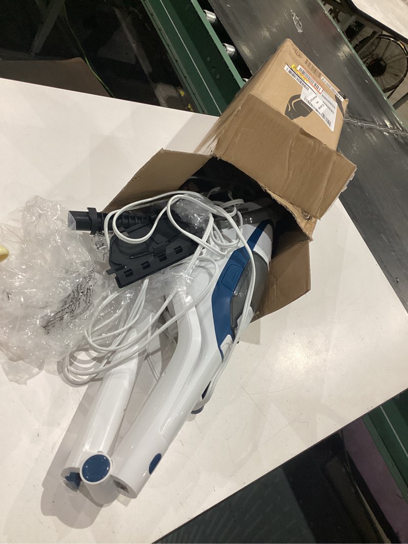 Condition photo showing As Is for vacmaster smf1501 2-in-1 steam mop for floor cleaning with detachable handheld steamer, quick-heating & lightweight for hard floors, carpets, tiles and upholstery