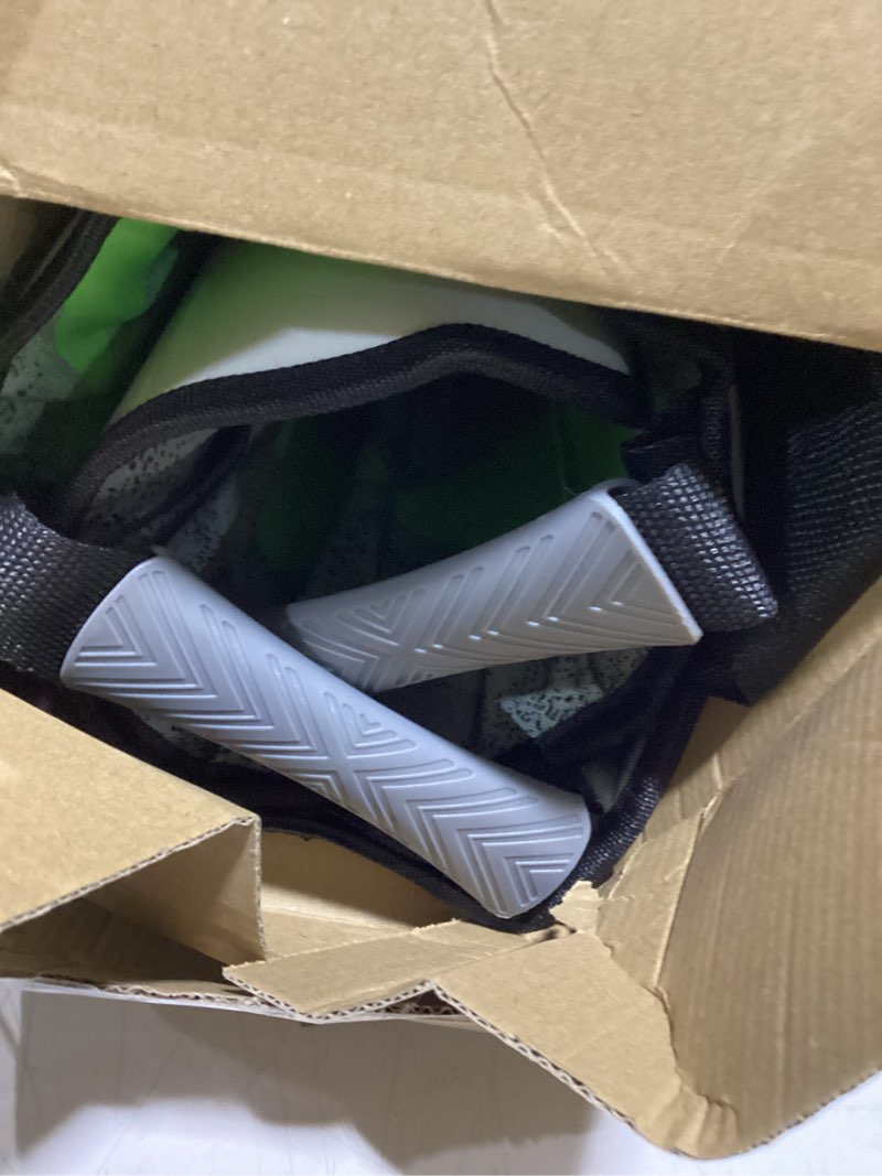 Condition photo showing As Is for Foldable Snow Sled, Fits 2 Children or 1 Adult, Lightweight and Portable, Strong and Durable, Sturdy Fabric Stitching, Handles with Steering, Kid's Winter Fun 45"×18"