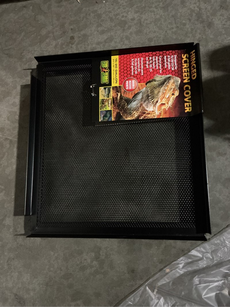 Condition photo showing item condition for Exo Terra Screen Cover for Hinged Door, 15 to 20-Gallon