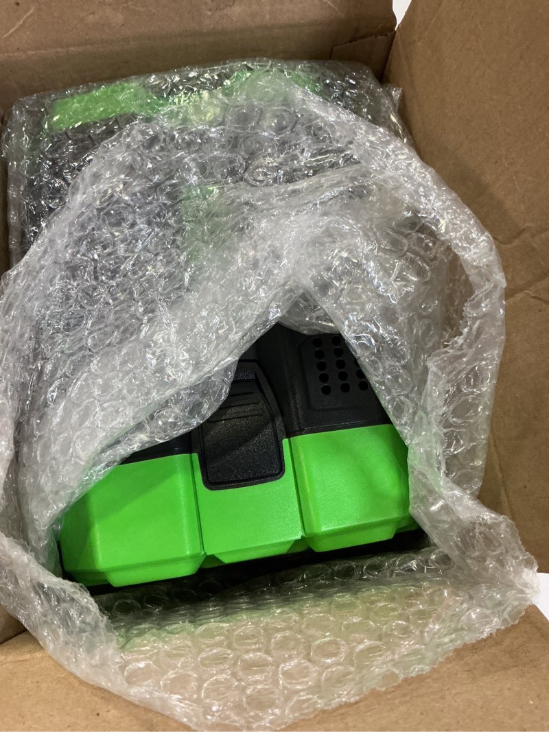 Condition photo showing Good Condition for 56v 5.0ah battery replacement for ego 56v batteries ba1400t ba2242t ba2800t ba3360t ba4200t compatible with 56volt chargers ch2100 ch5500 ch3200 ch7000 and power tools dark green