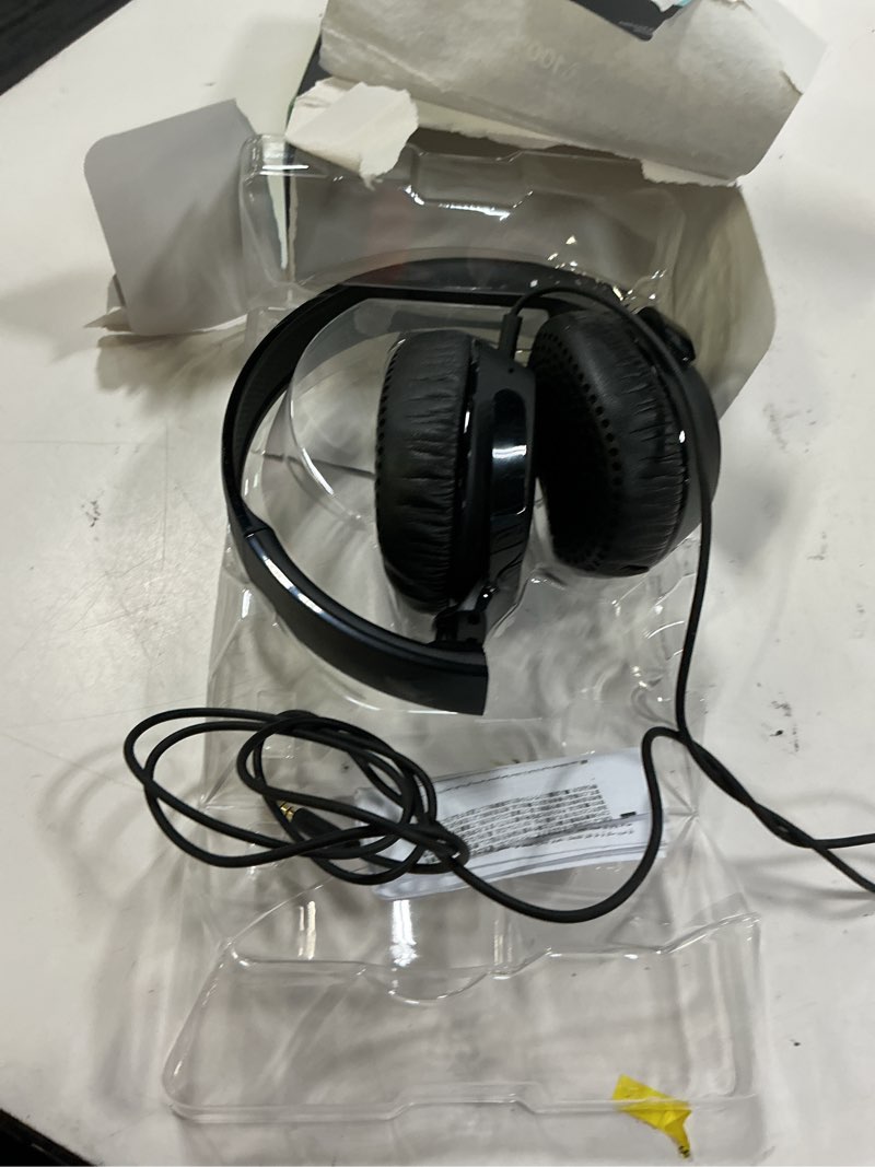 Condition photo showing As Is for skullcandy riff wired on-ear headphones - black