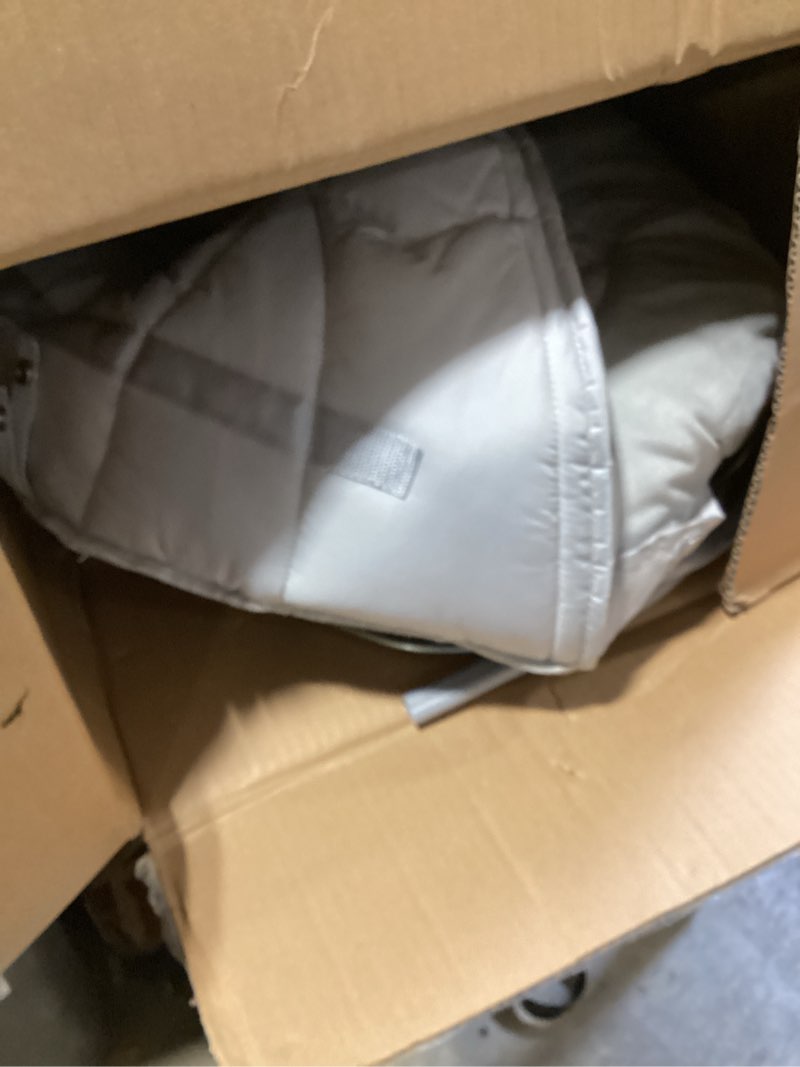 Condition photo showing Good Condition for graco simple sway baby swing, side?to?side motion, infant swing with 6 speeds, vibration, ivy