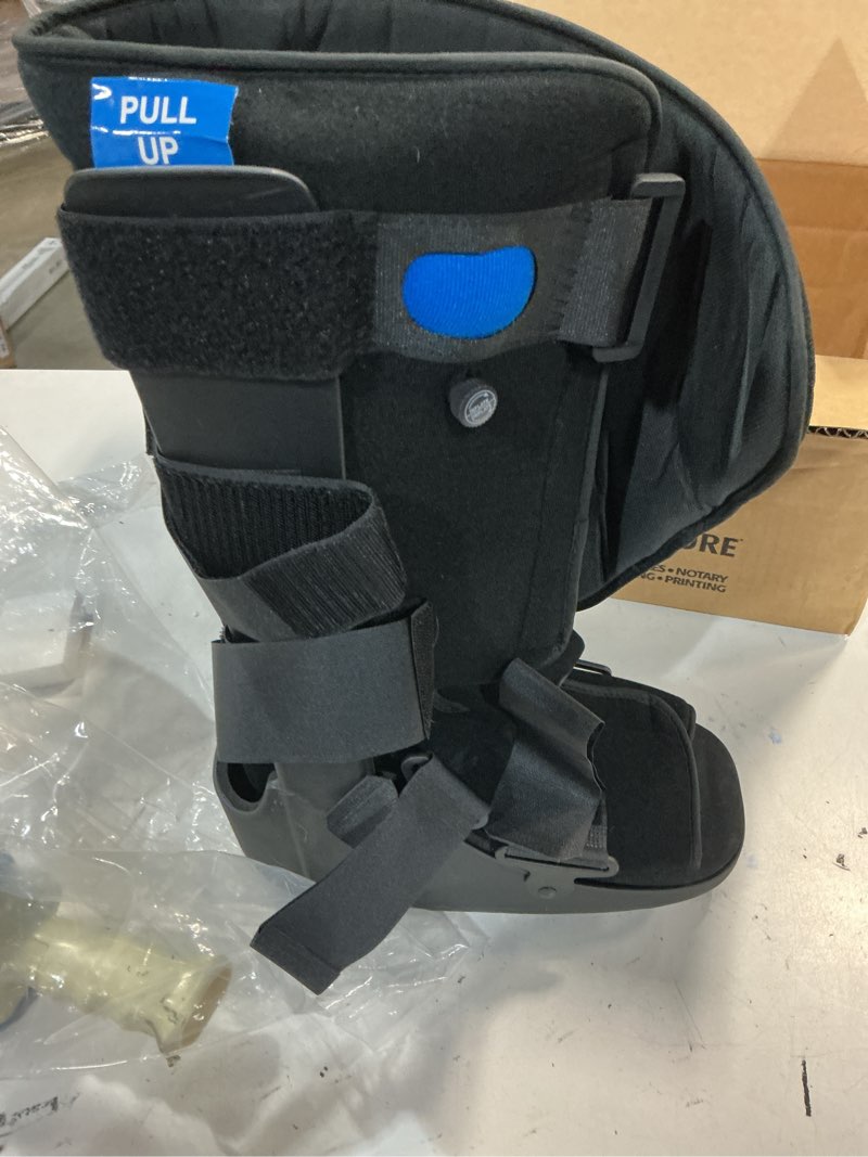 Condition photo showing New/Like New for United Ortho Air Cam Walker Fracture Boot, Medium, Black Medium (Pack of 1) Black