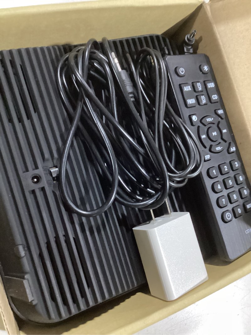 Condition photo showing New/Like New for CD Player Portable Bluetooth 5.1 Desktop CD Player with HiFi Sound Speakers,Remote Control,Dust Cover,LED Display,Boombox FM Radio,USB/AUX for Home,Kids (Black)