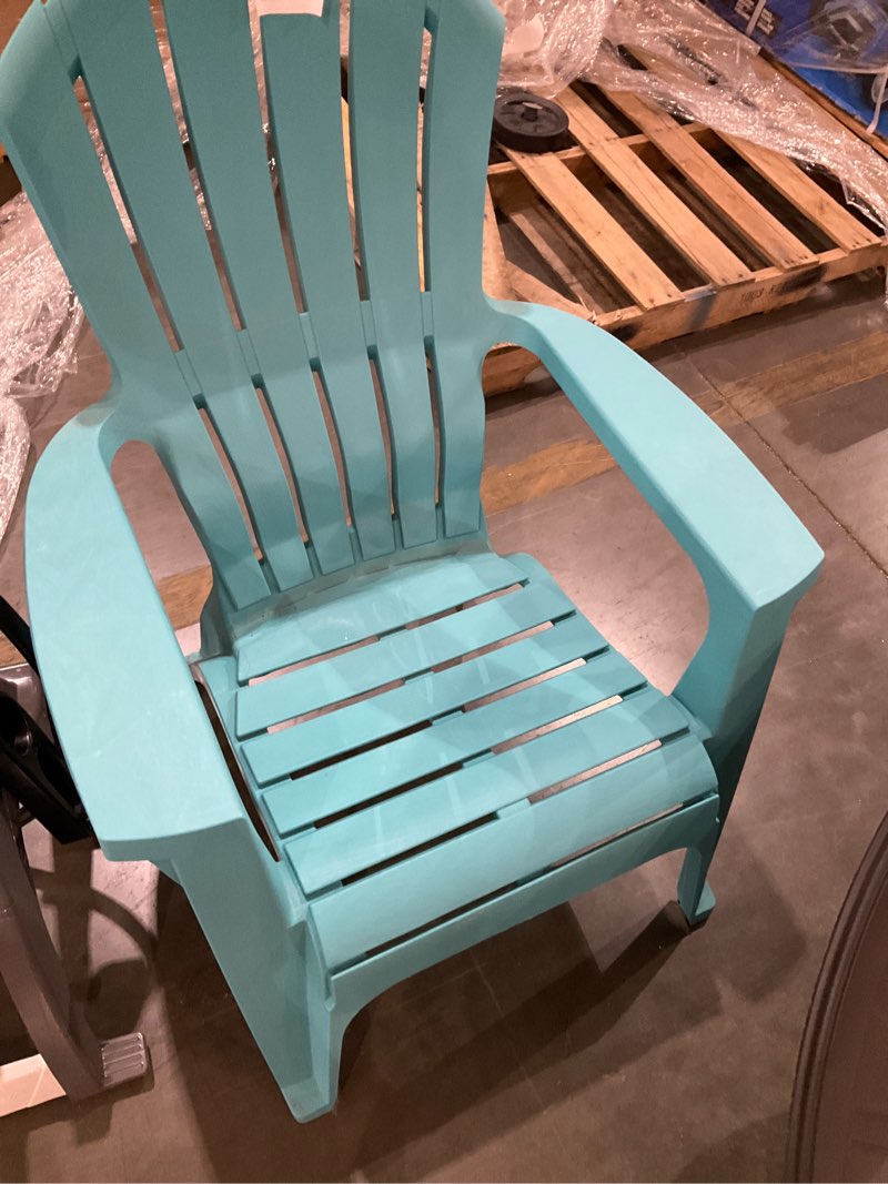 Condition photo showing As Is for realcomfort adirondack chair