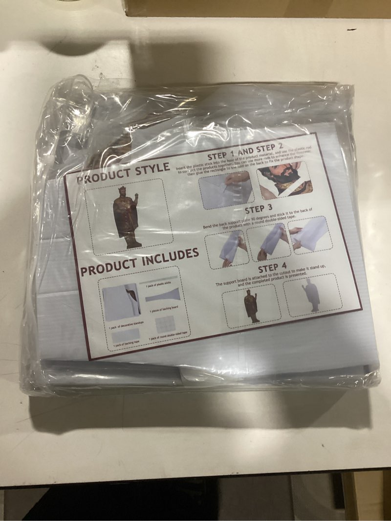 Condition photo showing Good Condition for Jetec 6 ft Medieval Party Decorations Halloween Queen Cardboard Cutout Stand up Life Size King and Queen Photo Prop for Halloween Medieval Theme Backdrop Party Supplies Royal Queen