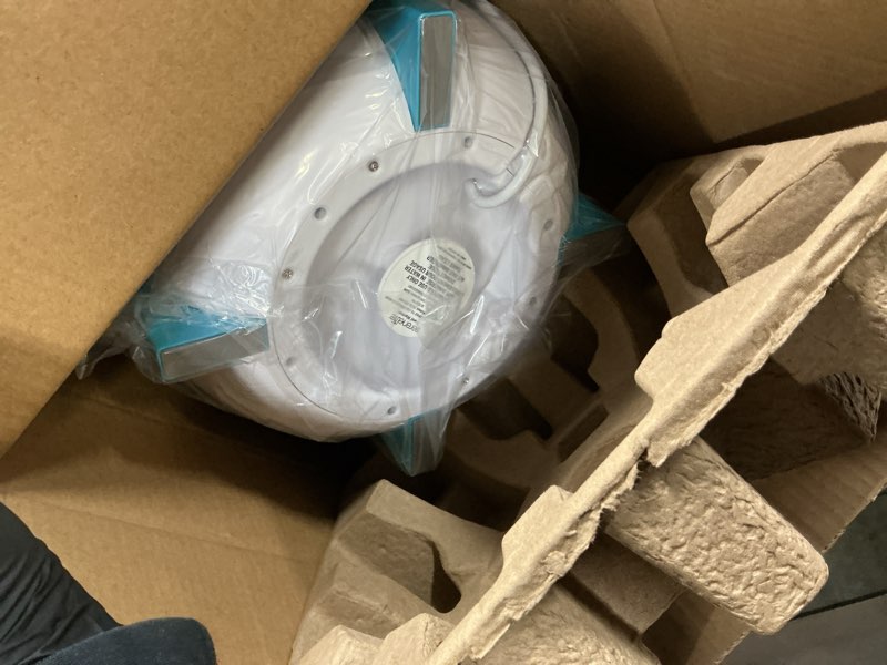 Condition photo showing New/Like New for SereneLife Towel & Blanket Warmer, One Touch Portable Bath Towel Warmer with Fragrant Disc Holder, Timer (15, 30, 45, or 60 minutes) and LED Display, Auto Shut Off, Ideal for Bathroom & Spa Use, Blue Pj's (Blue)