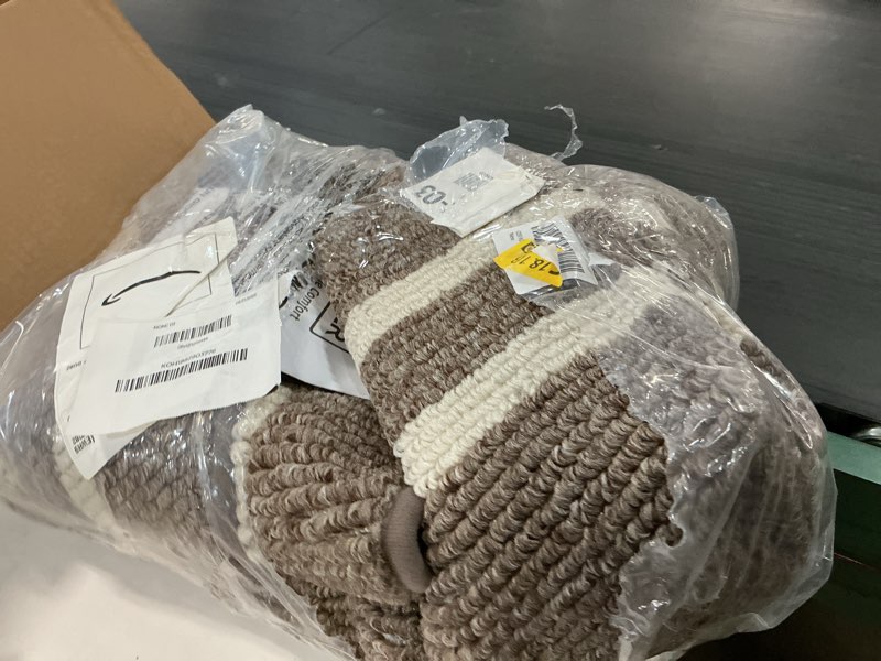Condition photo showing Good Condition for cosy homeer long kitchen floor mats for in front of sink super absorbent kitchen rugs and mats 24"x48"+24"x59"non-skid kitchen mat standing mat washable,polypropylene,brown,frame 24"x 48 "+ 24"x 59 " brown