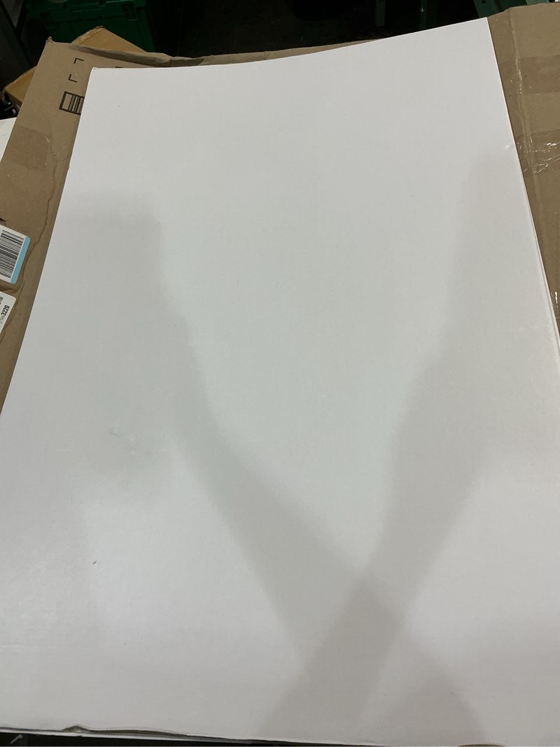 Condition photo showing Good Condition for large trifold poster board, 2 pack 36" x 48" white corrugated project boards - science fair display posterboard for school projects, science fairs, event displays, and business presentations white-36" x 48" 2 pcs