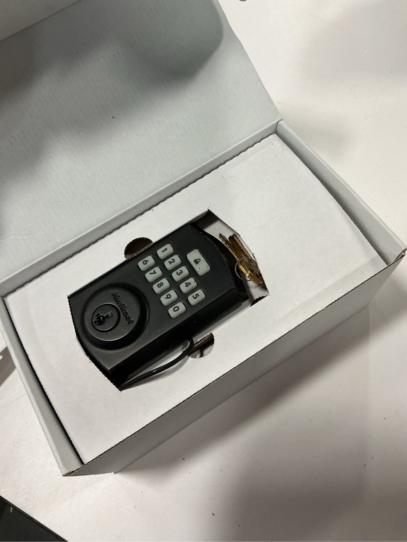 Condition photo showing As Is for 260 TRL 11P SMT RBP RCALFD Traditional Smartcode Keypad Deadbolt - Venetian Bronze