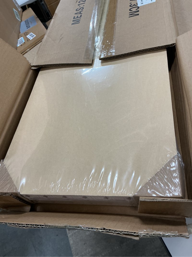 Condition photo showing Good Condition for 5 Pack Light Camel Self-Adhesive Acoustic Wall Panels - 47x12x0.4in Soundproof Treatment with Easy Install for Home Office, Studio & Theater 5 Pack 47 x 12 x 0.4 Inches Camel