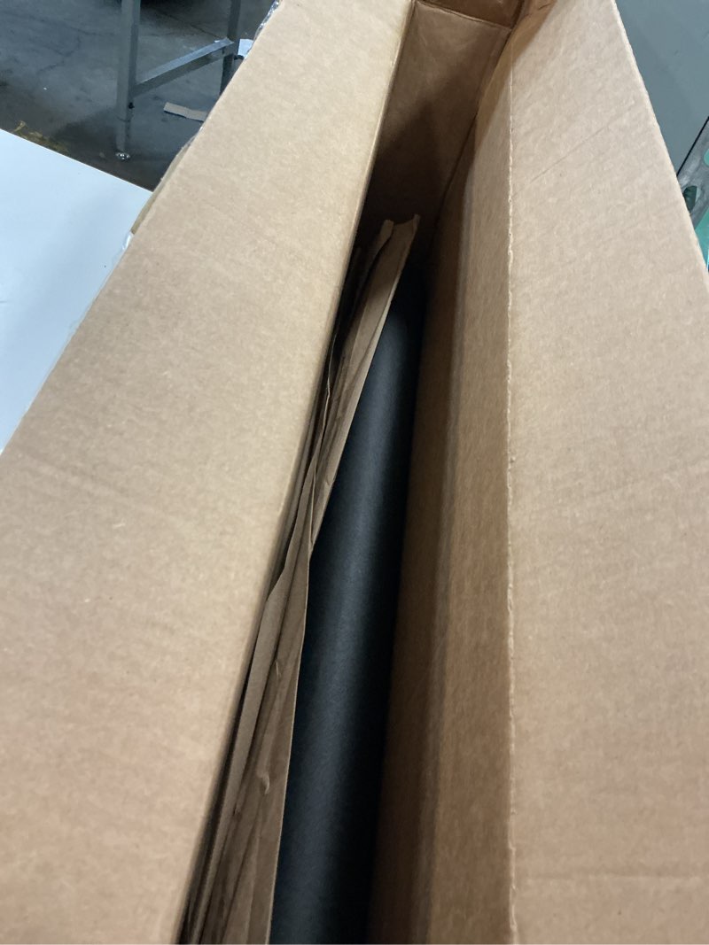 Condition photo showing As Is for Arthome 35.4''x120'' Black Contact Paper, Self Adhesive Wallpaper Waterproof Gloss PVC Vinyl, Oil Proof, Black Vinyl Paper for Furniture Cover Surface, Countertop, Kitchen, Shelf Liner 35.4" x 120" Black Matte