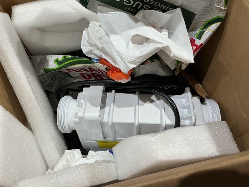 Condition photo showing As Is for ic40 replacement salt chlorine cell for pools, compatible with pentair intellichlor systems, replaces ec-520555/520555, self-cleaning, 2" union, up to 40,000 gallon in-ground pools