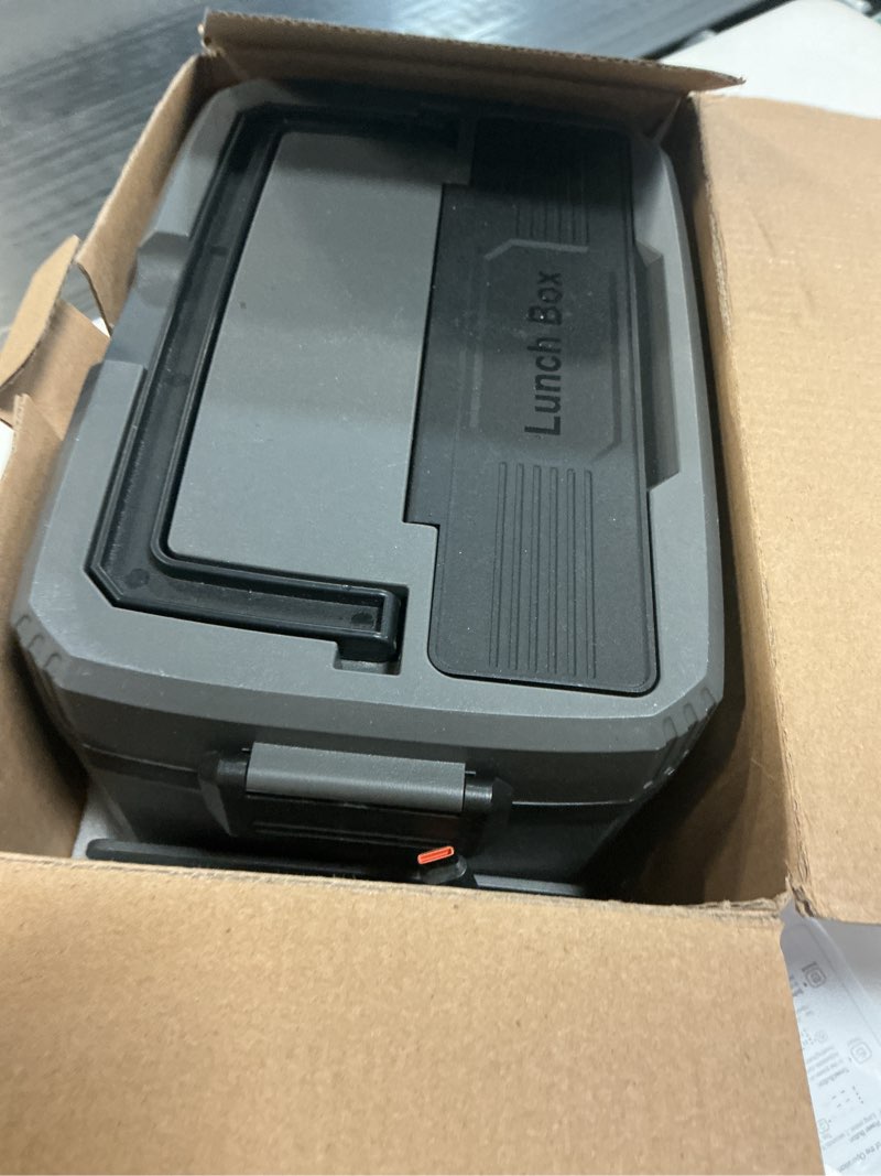 Condition photo showing Good Condition for Cordless Electric Lunch Box for Adults, 1.2L Stainless Steel Container, 21000mAh Rechargeable Heated Lunch Box Food Warmer with Timer & Adjustable Heating for Office Car Outdoor Black