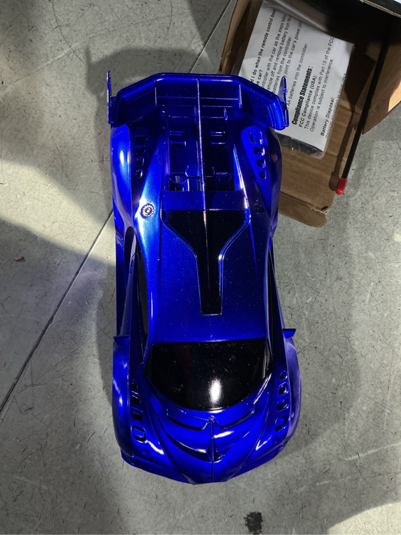 Condition photo showing Good Condition for remote control car 1/18 high speed rc cars toys for boys girls vehicle racing hobby with headlight xmas birthday gifts for kids (blue)