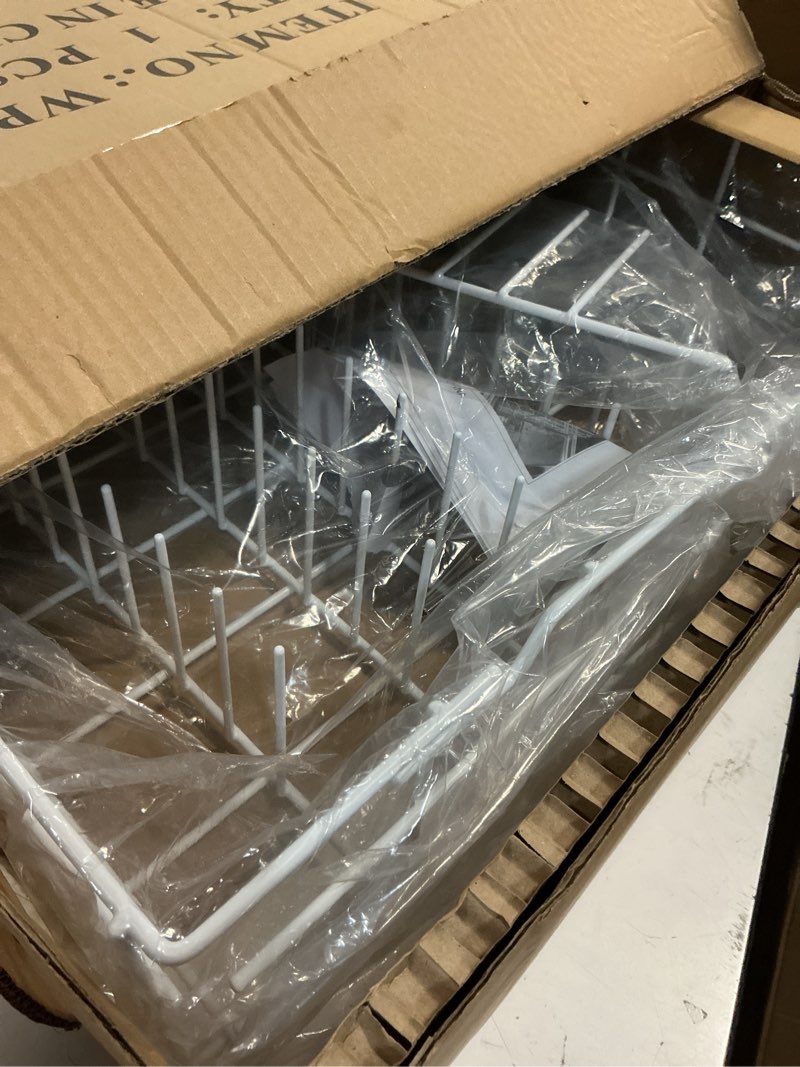 Condition photo showing New/Like New for upgraded w10161215 dishwasher lower rack replacement parts for whirlpool dishwasher parts lower dishrack assembly with wheels du840dwgq1 du915pwps2 du915pwkq0 whirlpool dishwasher bottom rack drawer