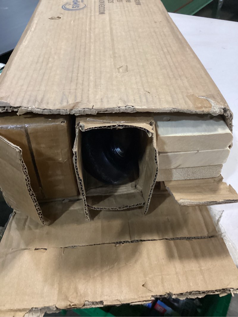 Condition photo showing As Is for SIMPLI-MAGIC 79545 30 in. x 18 in. Hardwood Furniture Moving Dolly 1,320 lbs. Capacity – 4 Swivel Wheels Heavy-Duty Furniture Dollies, 2 Pack 1320 LBS