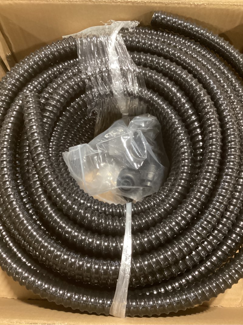 Condition photo showing New/Like New for (1/2" Dia * 25 Feet) Yariwiz Black Special Extra Flexible Electrical Conduit Liquid Tight PVC Conduit Kit with 3 PCS Coupling, 3 PCS Elbow and 7 PCS Strap, Sealtight Seal Flex Liquidtight Wire 1/2 inch-25ft-Kit