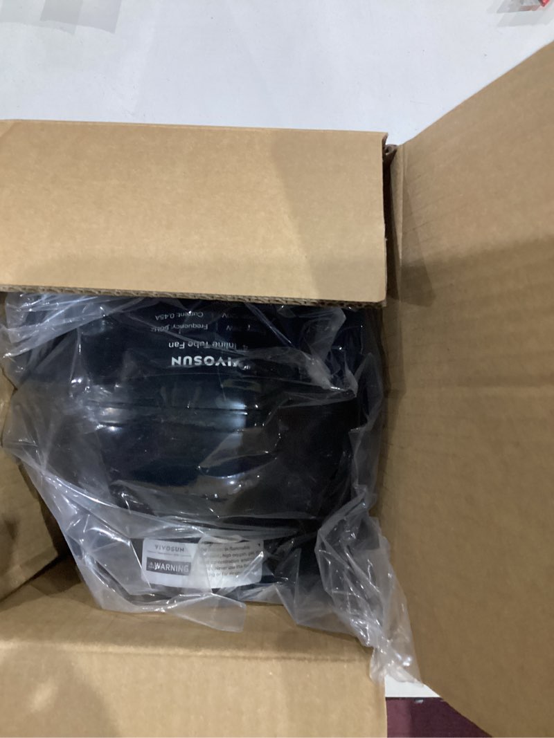 Condition photo showing New/Like New for VIVOSUN D4 4 Inch 195 CFM Inline Duct Ventilation Fan, HVAC Vent Blower for Grow Tent, Attic, Basements or Kitchen, Hydroponics Exhaust Booster Fan Basic