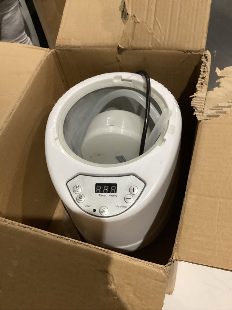 Condition photo showing As Is for 3L/0.8 Gal Sauna Steamer Machine, Portable Steam Generator Sauna Steamer with Remote Control and Timer, Suitable for Home Shower Spa, 110V 1000W  