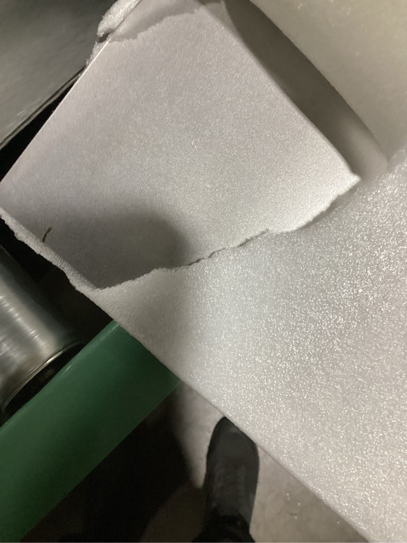 Condition photo showing As Is for Sheet Metal Stock, Made in The USA 0.018" Thick