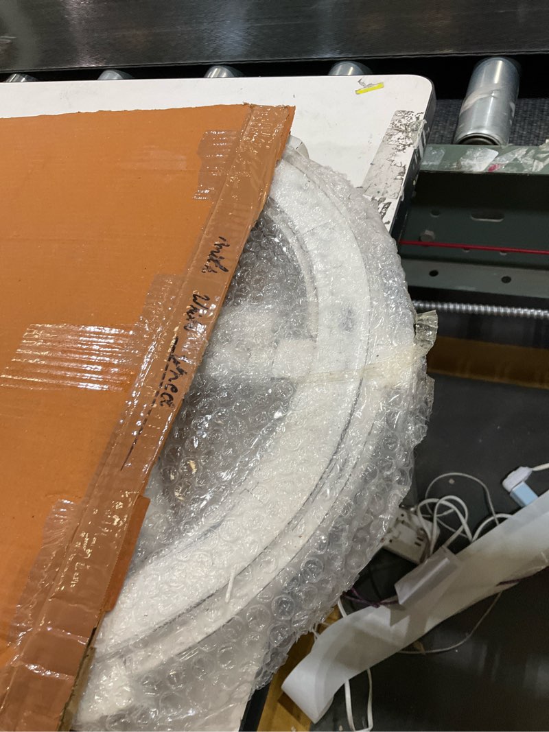 Condition photo showing Good Condition for Nautical Handcrafted Wooden Ship Wheel - Home Wall Decor - Nagina International (24 Inches, Antique White) Antique White 24"L x 24"W