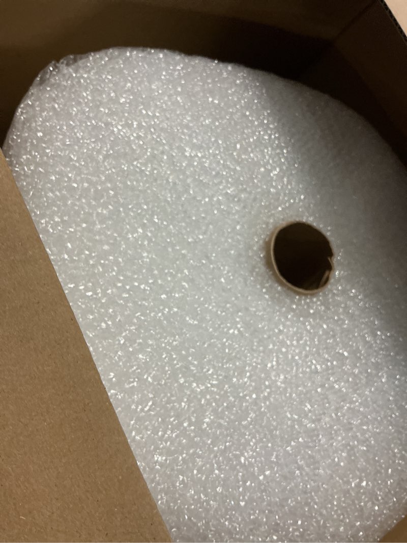 Condition photo showing Good Condition for Amazon Basics Bubble Cushioning Wrap Packing Material for Fragile Items, Perforated, 12 inch x 175 ft Long Roll, Small 3/16", Clear Clear 12 inch x 175 ft
