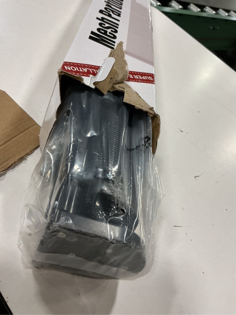 Condition photo showing Good Condition for Reinforced Bottom 100 Inch Retractable Baby Gates Extra Wide Baby Gate for Large Openings, 8 ft Super Long Child Gates for Large Openings, Mesh Retractable Dog Gate for Doorways Extra Wide, Black Black 33" Tall x 100" Wide? With Reinforced Bar ?