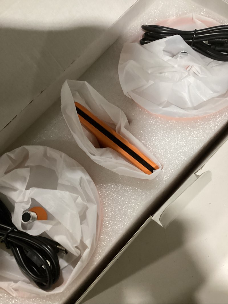 Condition photo showing New/Like New for KDG 2 Pack Cordless Table Lamp,Portable LED Desk Lamp, 4000mAh Battery Operated, 3 Color Stepless Dimming Up, for Restaurant/Bedroom/Bars/Outdoor Party/Camping/Coffee Shop Night Light(Orange) Orange-2