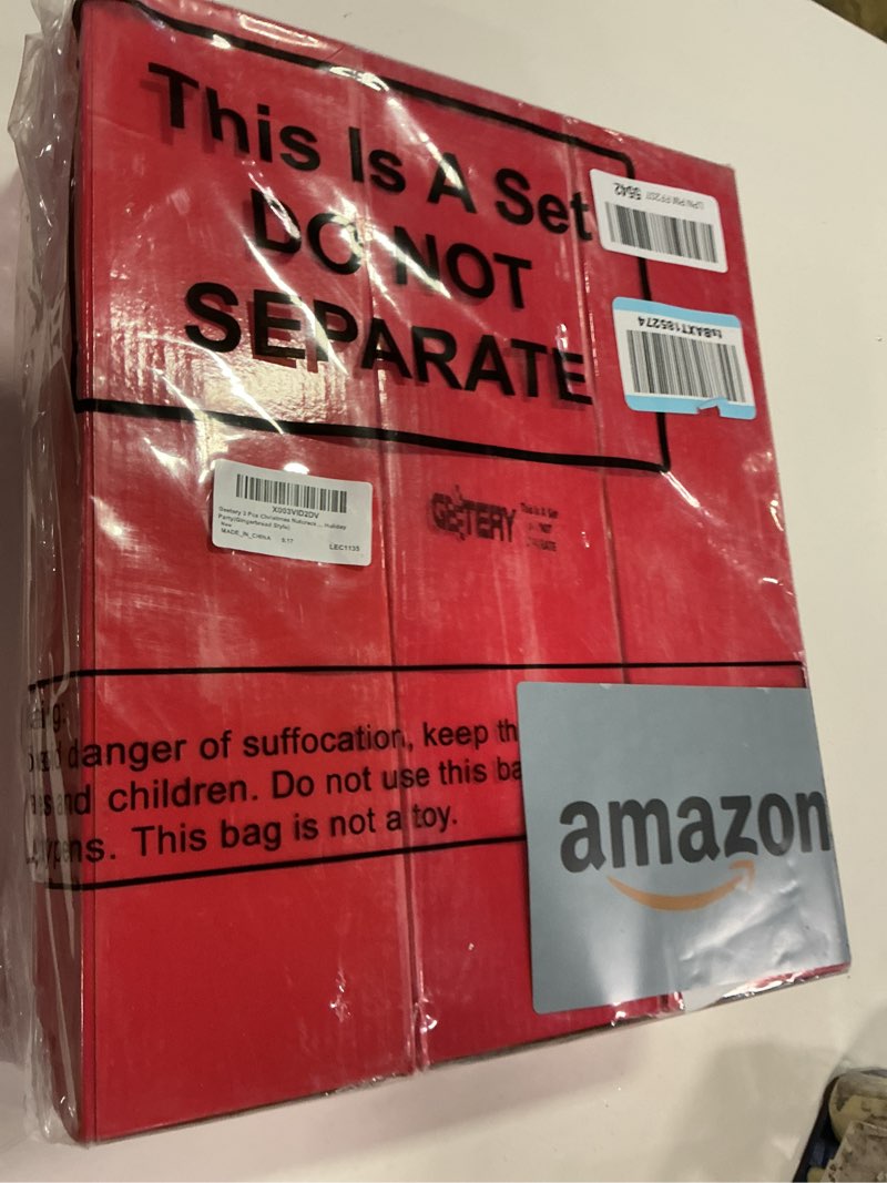 Condition photo showing New/Like New for Geetery 3 Pcs Christmas Nutcracker Figures Set 14 Inch Wood Nutcracker Decorations Large Christmas Table Centerpiece Decor for Holiday Shelves Indoor Tabletop(Cake Style)