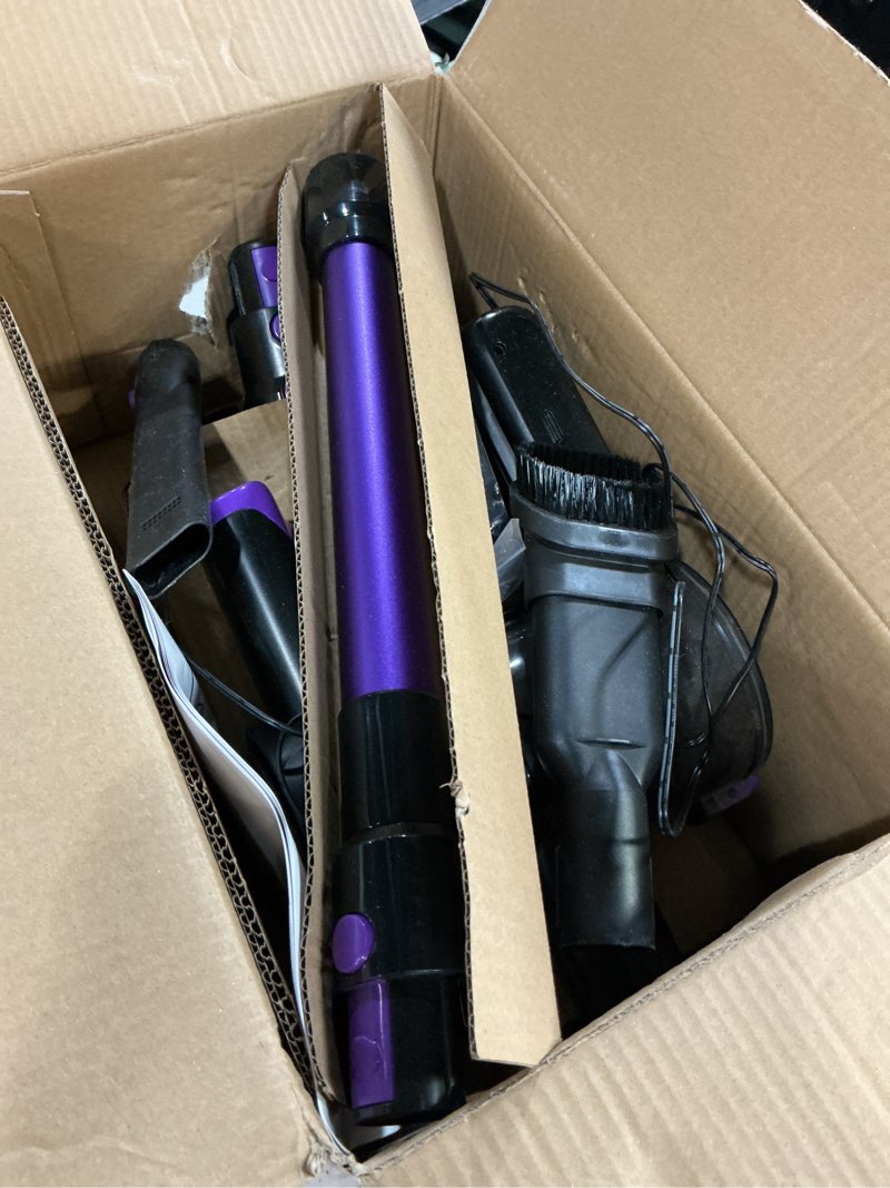Condition photo showing Good Condition for cordless vacuum cleaner,40kpa vacuum cleaners for home, stick vacuum cordless with led display, 8 in 1 lightweight vacuum for hard floors(purple)