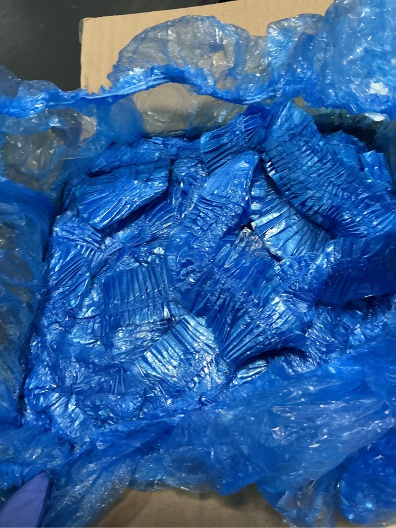 Condition photo showing Good Condition for pedicure bags for feet pedicure liners disposable, spa liners for pedicure 48'' x 48'' x 9.5 mic spa liners foot (blue | 100 pcs, 48 in x 48 in x 9,5 mic) 48 in x 48 in x 9,5 mic blue | 100 pcs