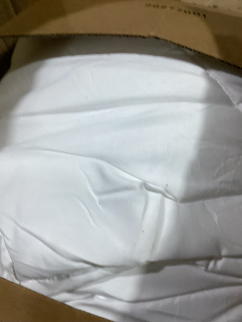 Condition photo showing Good Condition for utopia bedding duvet cover twin size - 2 piece with zipper closure - 1 comforter cover 68x90 inches & 1 pillow sham 20x26 inches (white) comforter not included white twin/twin xl
