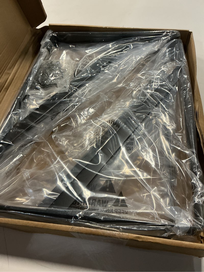 Condition photo showing Good Condition for 4 Pack L14" x H 10" Black Heavy Duty Shelf Brackets with Screws Metal Shelf Brackets Shelf Support Angle Brackets for Shelves L Brackets Heavy Duty Floating Shelf Brackets