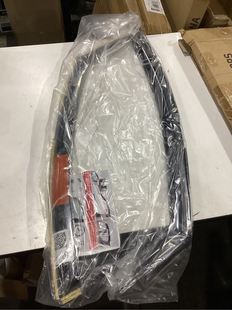 Condition photo showing As Is for **no smaller pieces**in-channel window rain guards for chevy trax 2024 2025 2026 | low profiles,extra-thick,rain guards,window deflectors,side window visors,vent shades,in-channel,vent visor,car accessories fit for 2024 2025 2026 chevy trax