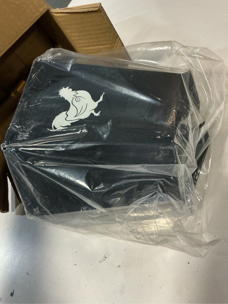 Condition photo showing New/Like New for Chicken Cone for Butchering,1 Pack Medium-Sized Chicken Poultry Killing Cone, Smooth Edge Chicken Kill Cone for Broiler, Laying Hens and Roaster Chicken Suitable for 6 to 10 Pounds, Black