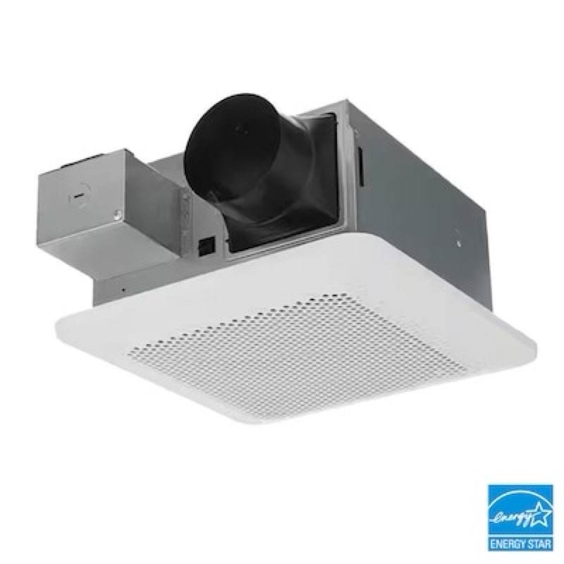panasonic whisperremodel dc 0.8-sone 110-cfm white bathroom ventilator fan (energy star certified)