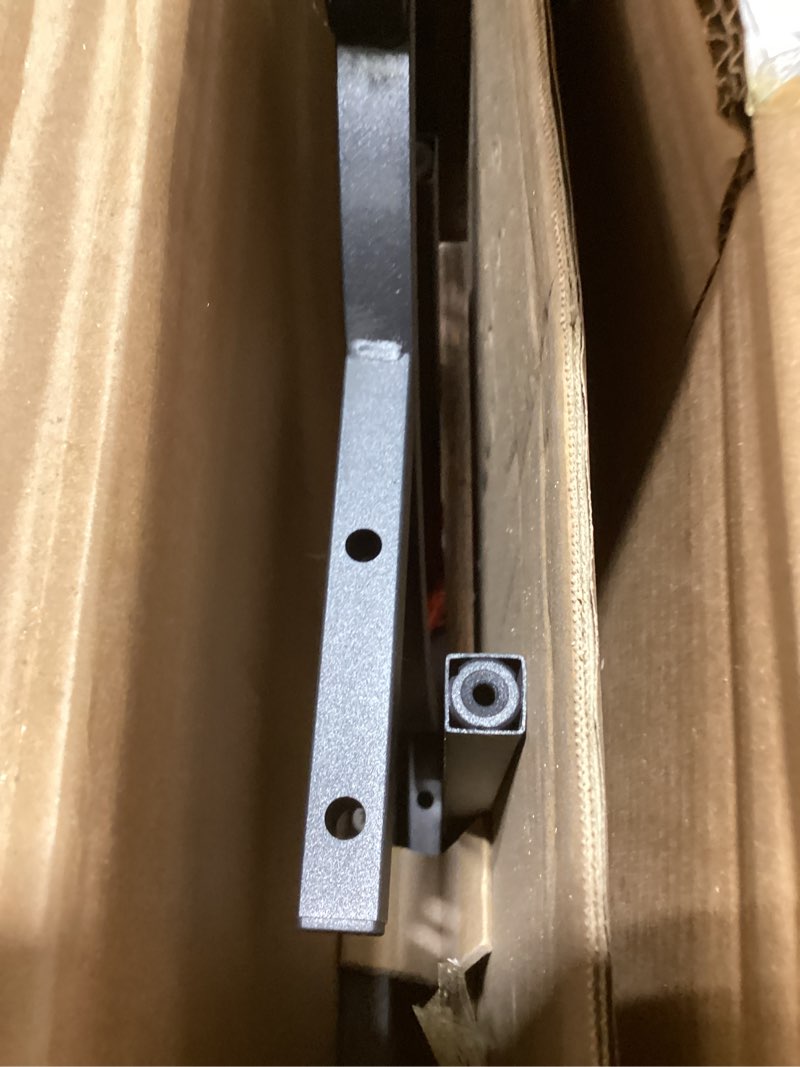 Condition photo showing As Is for PRAISUN 65 Inch Plant Stand with Grow Light, 9 Tiered Indoor Plant Shelf with Larger Flower Holder, Music Note-shaped Stand with Top Ring Hook , Corner Plant Rack for Living Room, Rustic Brown